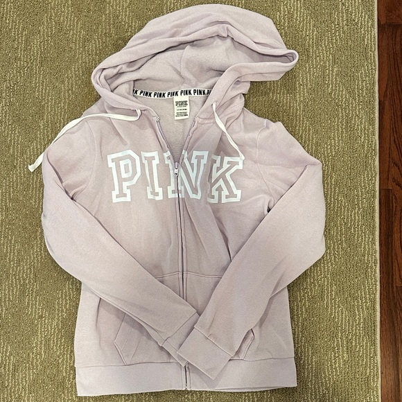 Tops - Light purple VS PINK full zip up